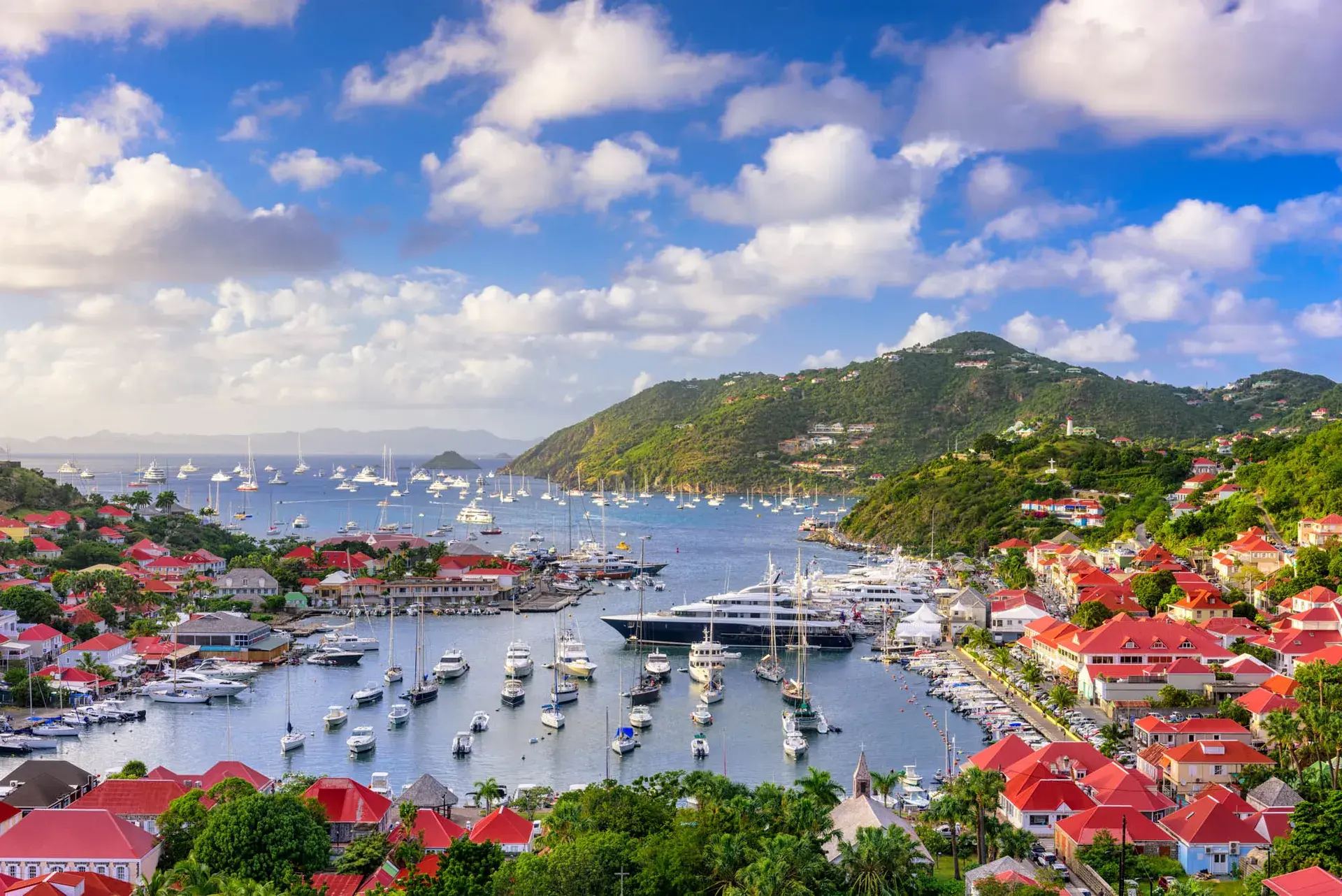 Saint Barth skyline